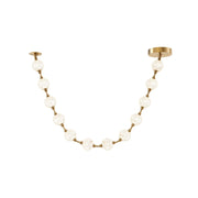 Marni 7-ft LED Pendant in Natural Brass