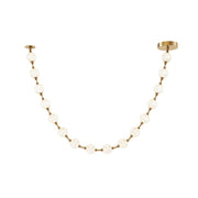 Marni 9.5-ft LED Pendant in Natural Brass