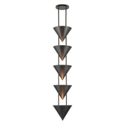 Versus 48" 5-Light Pendant in Aged Steel