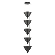 Versus 48" 5-Light Pendant in Aged Steel