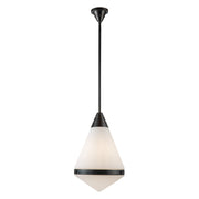 Willard 22" Pendant in Urban Bronze/Opal Matte Glass