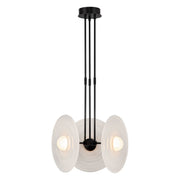 Harbour 18" Pendant in Urban Bronze/Glossy Opal