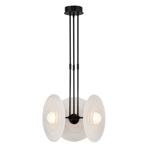 Harbour 18" Pendant in Urban Bronze/Glossy Opal