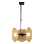 Harbour 18" Pendant in Urban Bronze/Woven