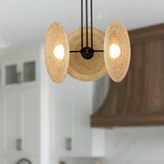 Harbour 18" Pendant in Urban Bronze/Woven