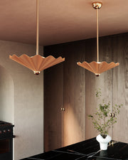 Furrow 25" Pendant in Peach