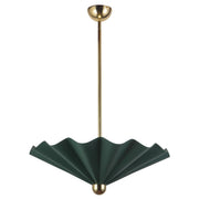Furrow 25" Pendant in Pine Green