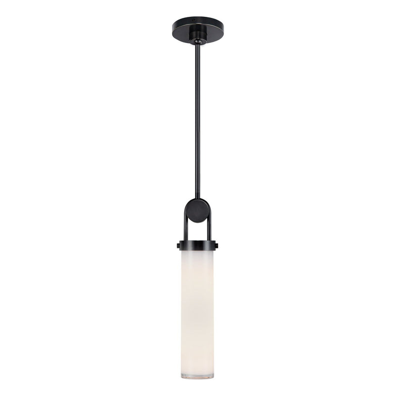 Wynwood 15" Pendant in Urban Bronze/Glossy Opal