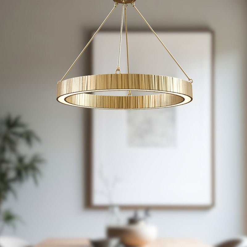 Kensington 30" Pendant in Vintage Brass