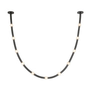 Corda 10-ft Linear Pendant in Black/Opal Glass (Universal Voltage, 0-10 Dimming, and Remote Driver)
