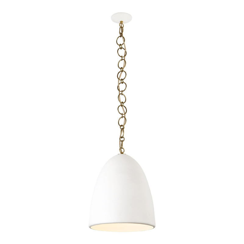 Grant 14" Pendant in Antique White