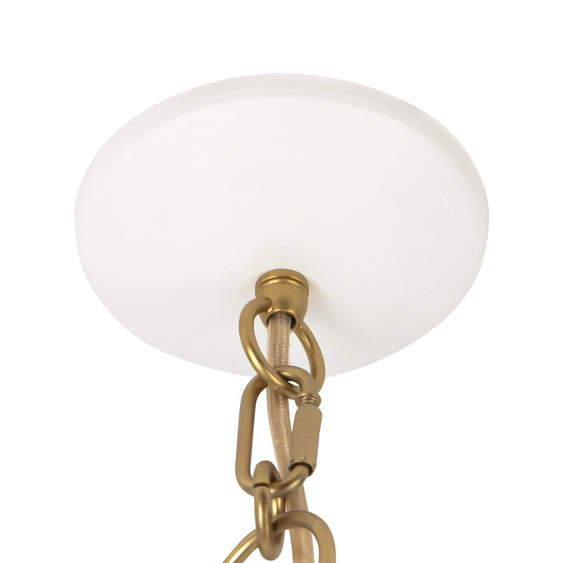 Grant 14" Pendant in Antique White