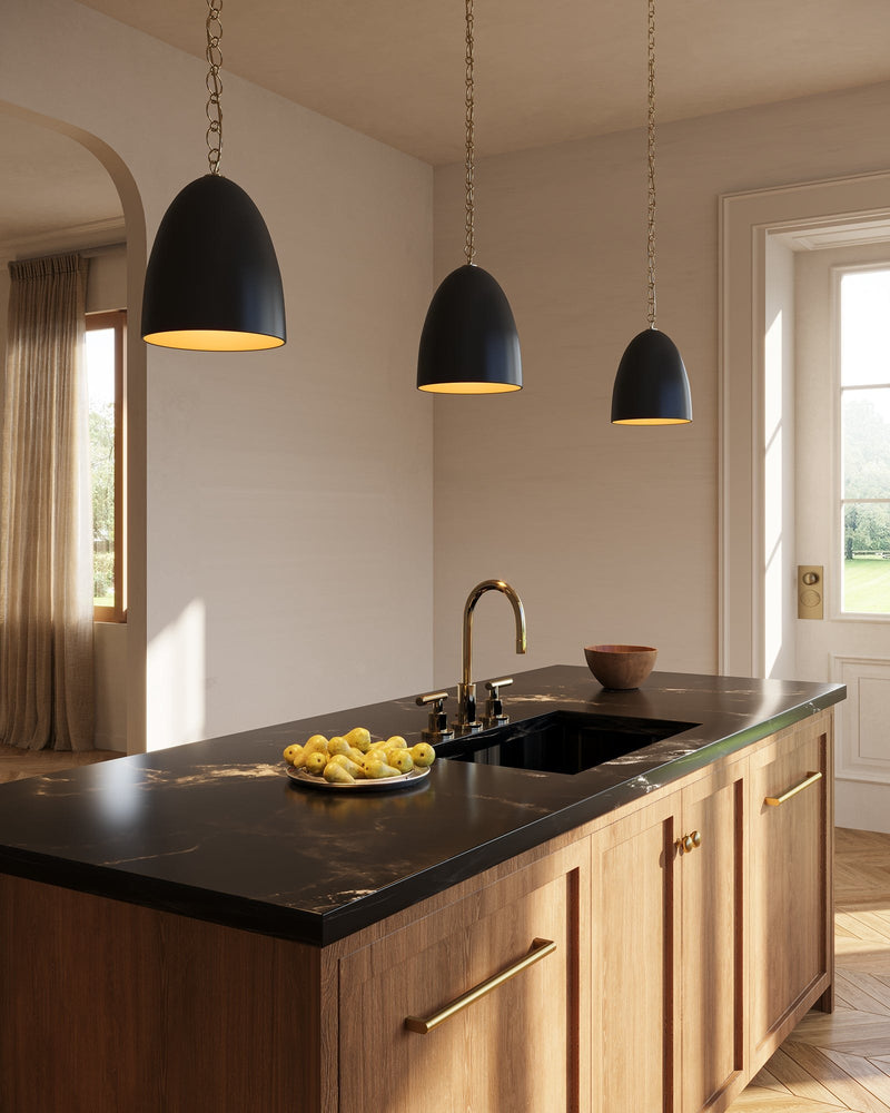 Grant 14" Pendant in Matte Black