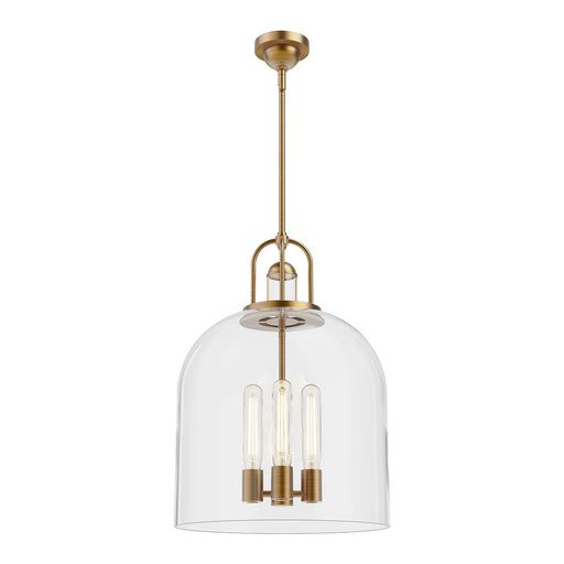 Lancaster 16" 4-Light Pendant in Aged Gold