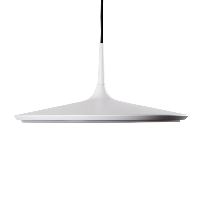 Disc 16" Pendant in White