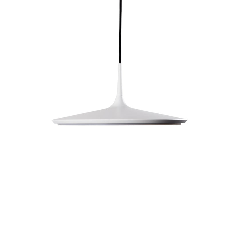 Disc 16" Pendant in White
