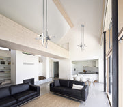 Martelo 30" Chandelier in Chrome