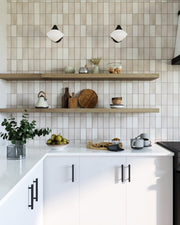 Nora 14" Pendant in Matte Black/Opal Matte Glass