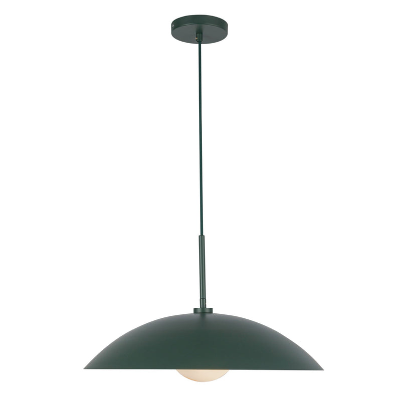 Regent 19" Pendant in Pine Green