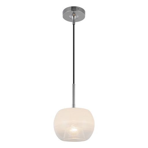 Samar 8" Pendant in Brushed Gold/Copper