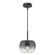 Samar 8" Pendant in Black/Smoked