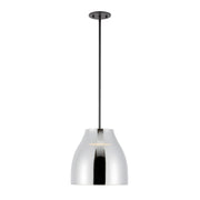 Trinity 12" Pendant in Black/Copper