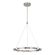 Rezz 28" Pendant in Brushed Nickel