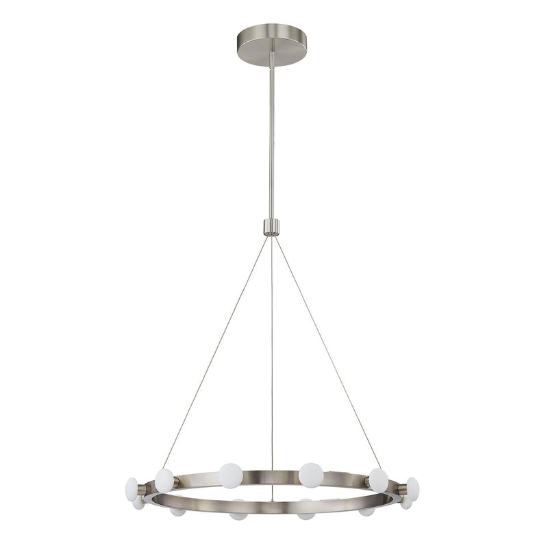 Rezz 28" Pendant in Brushed Nickel