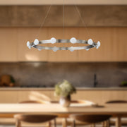 Rezz 28" Pendant in Brushed Nickel