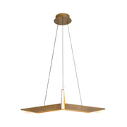 Tachi 31" Pendant in Vintage Brass