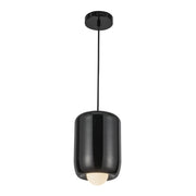 Hayden 7" Mini Pendant in Glossy Black