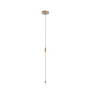 Motif 21" Pendant in Brushed Gold