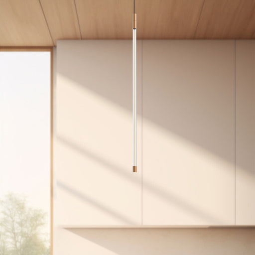Motif 27" Pendant in Brushed Gold