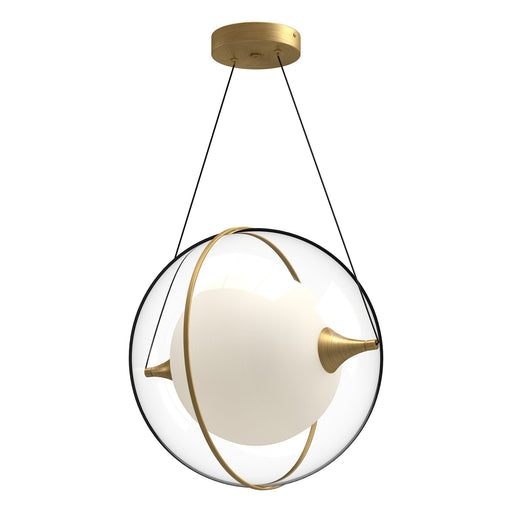 Aries 16" Pendant in Brushed Gold