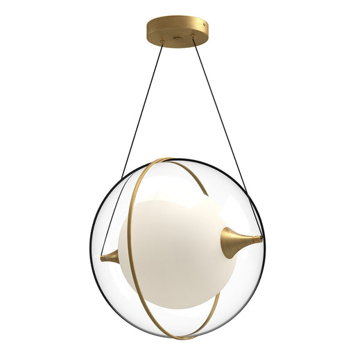 Aries 16" Pendant in Brushed Gold