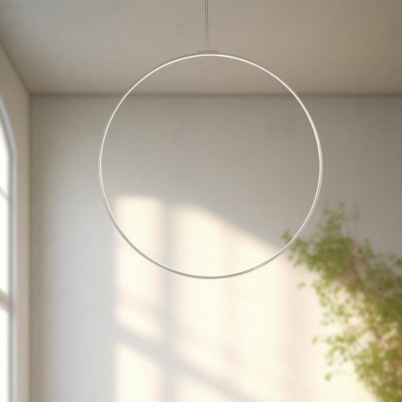 Cirque 48" Pendant in Brushed Nickel