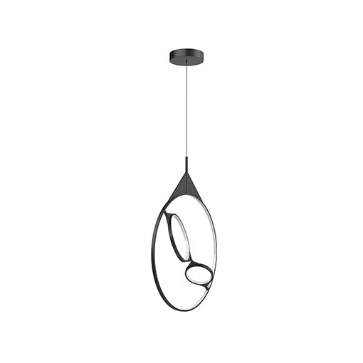 Serif 24" Pendant in Black