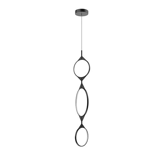 Serif 53" Pendant in Black