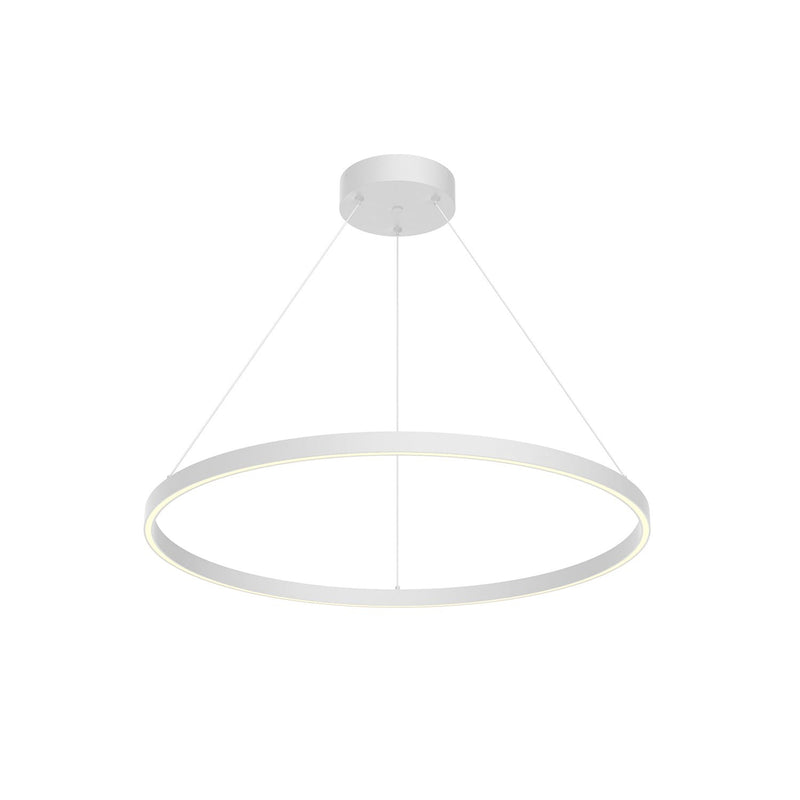 Cerchio 32" Pendant in White