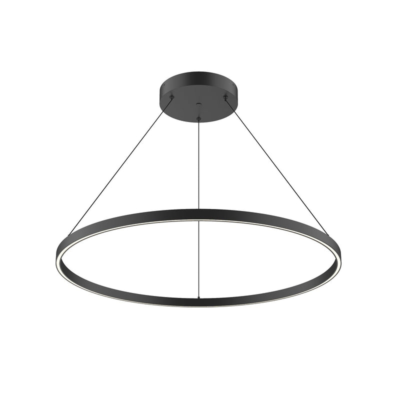 Cerchio 36" Pendant in Brushed Gold