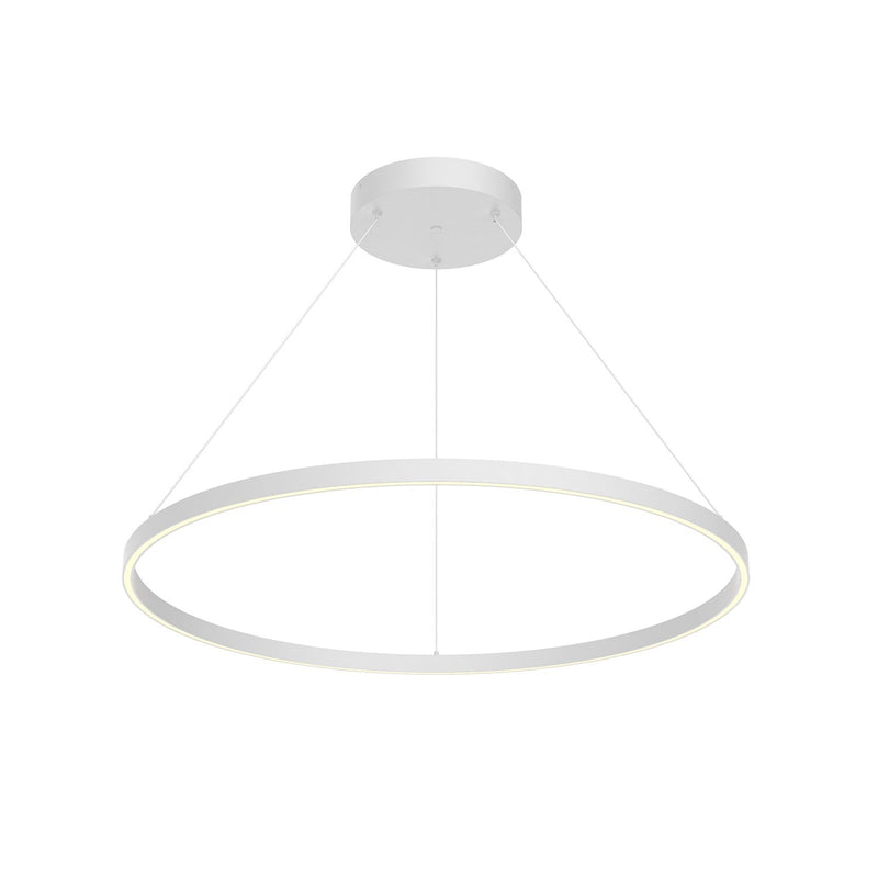Cerchio 36" Pendant in White