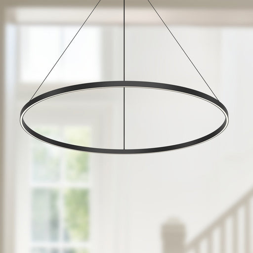Cerchio 48" Pendant in Brushed Gold