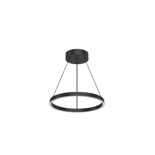 Cerchio 18" Up/Down Pendant in Black