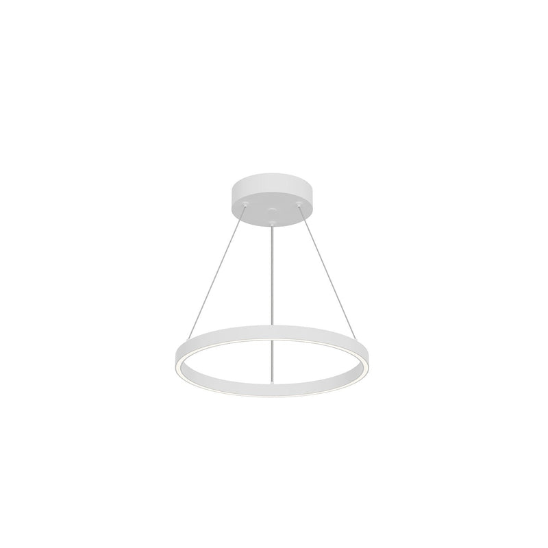 Cerchio 18" Up/Down Pendant in White