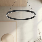 Cerchio 24" Up/Down Pendant in Black