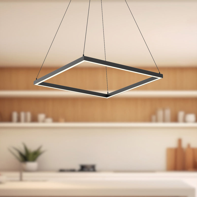 Piazza 24" Pendant in Black