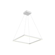 Piazza 24" Pendant in White