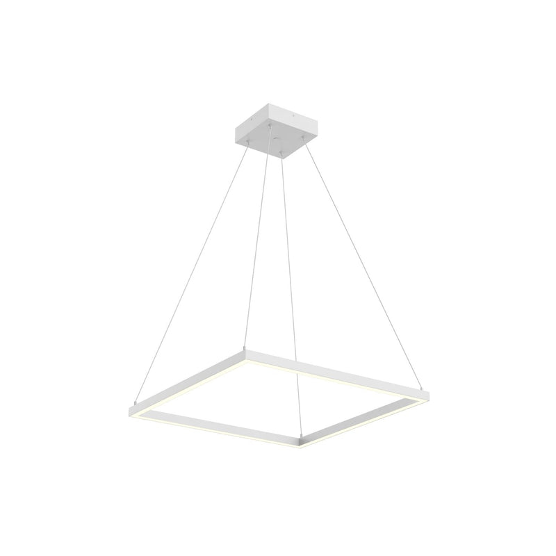 Piazza 24" Pendant in White