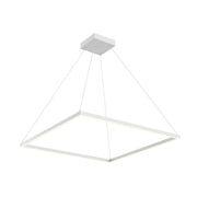 Piazza 36" Pendant in White