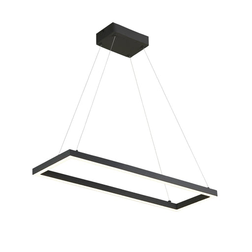 Piazza 30" Linear Pendant in Black